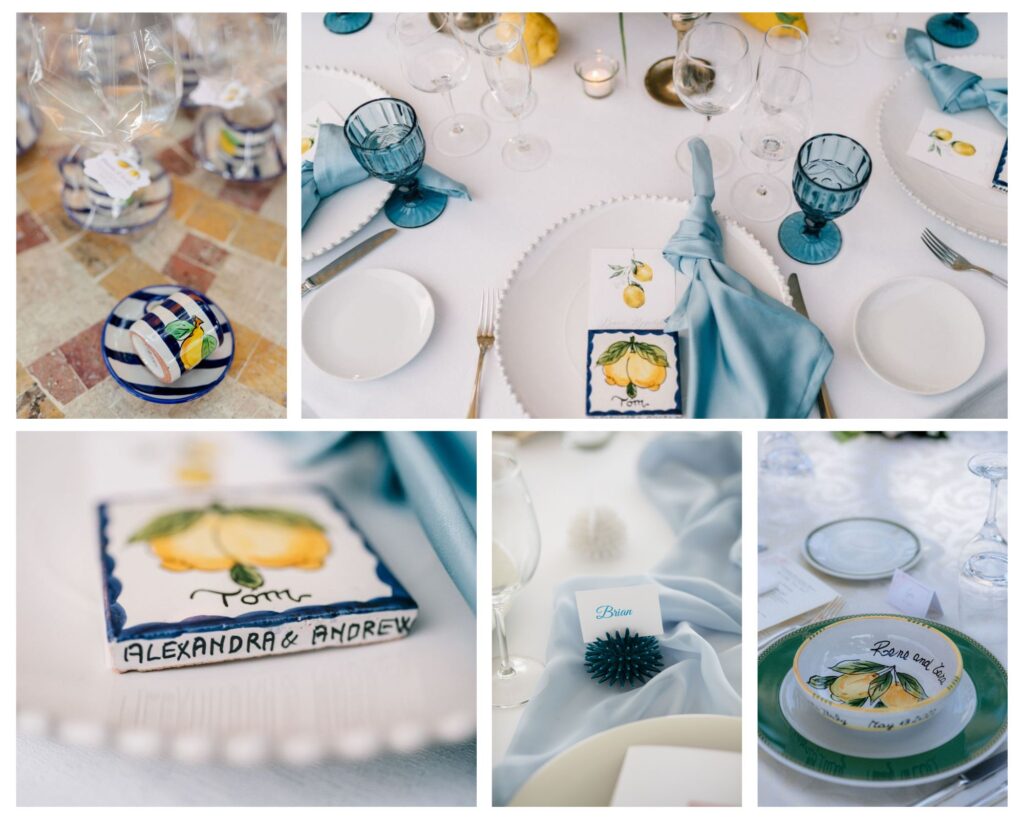 Italy wedding favours